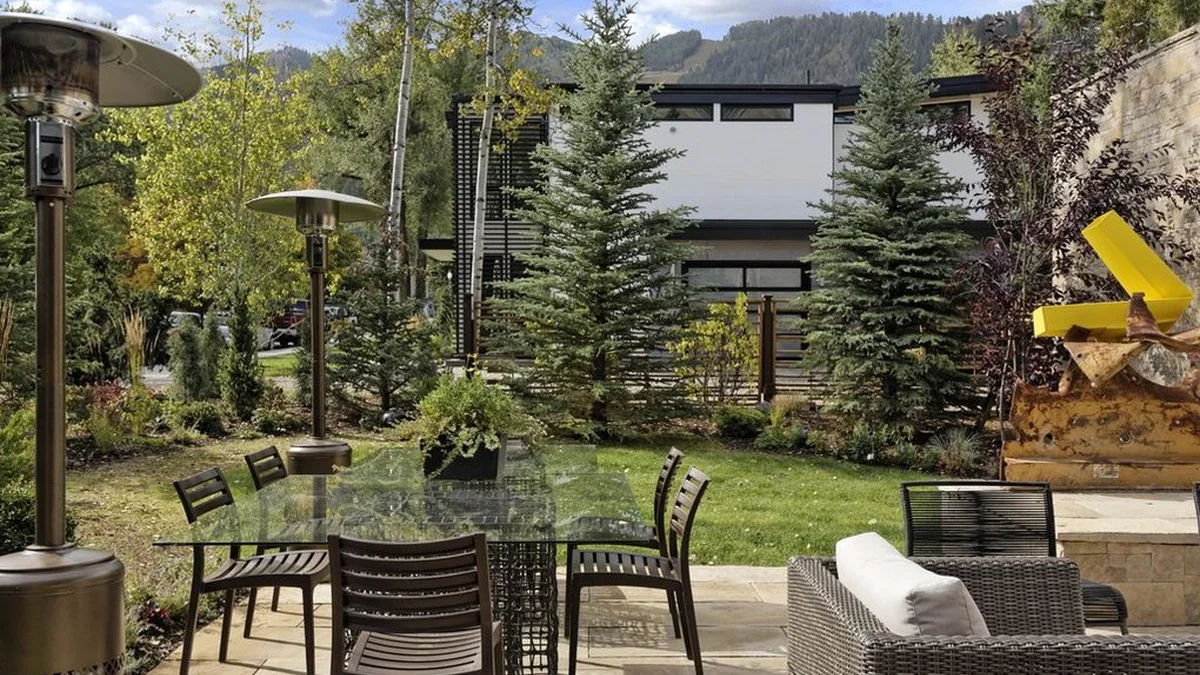 Backyard patio