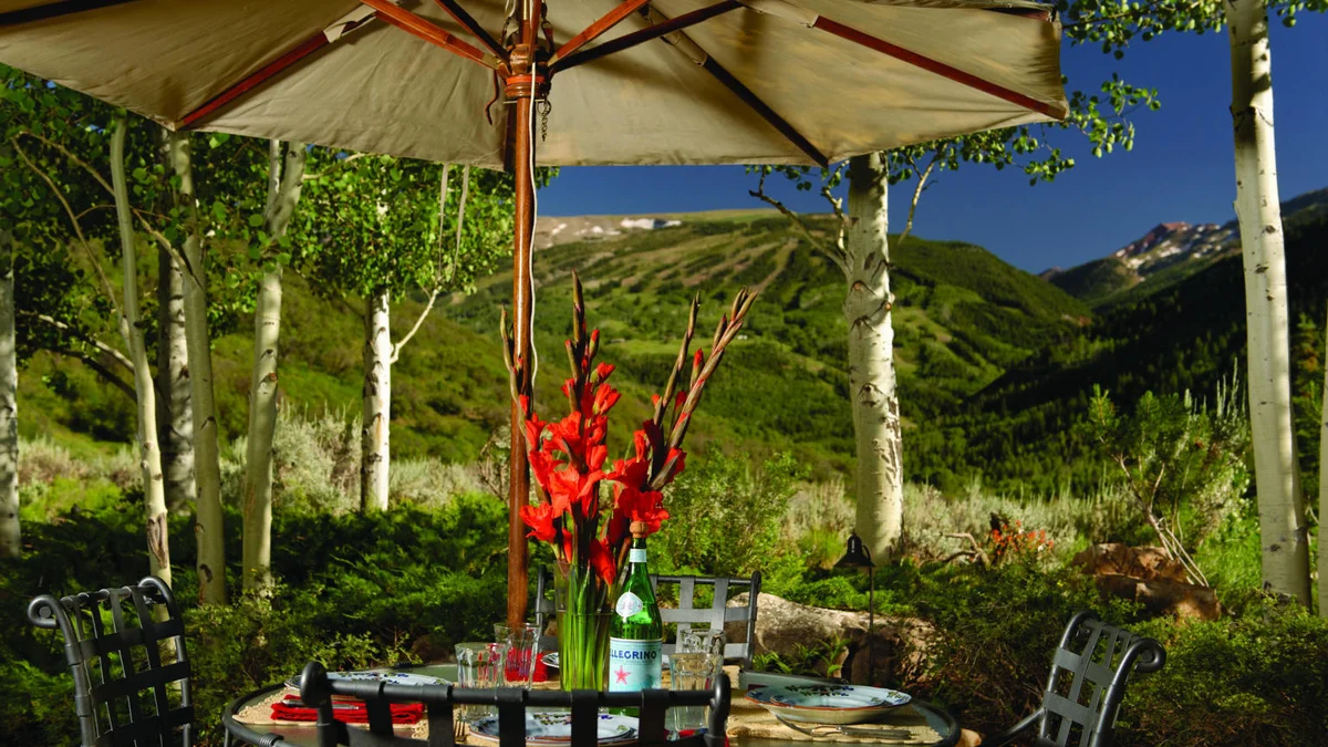 Outdoor seating