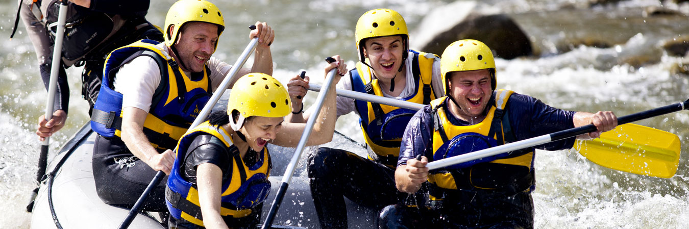 Whitewater rafting near Aspen