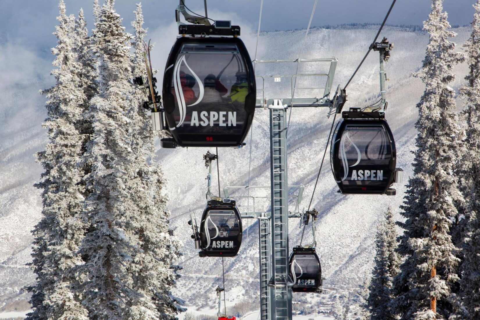 Aspen Gondola in Winter