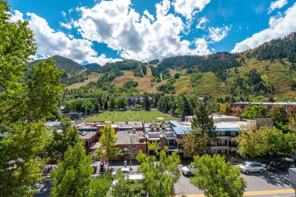 Highlands Bowl from atop Aspen Mountain during summer