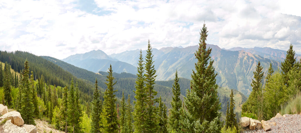 Aspen Mountain View in Summer