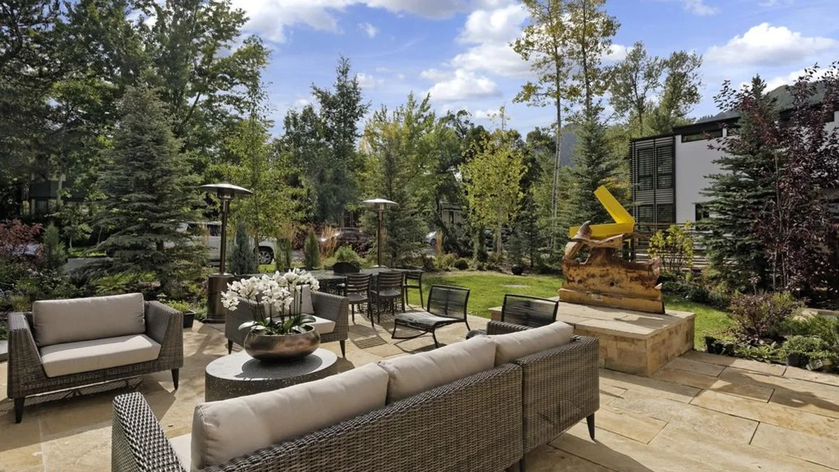 Backyard patio