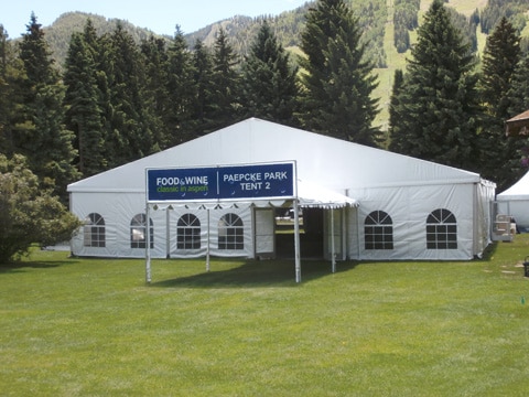 Aspen Food and Wine Tent