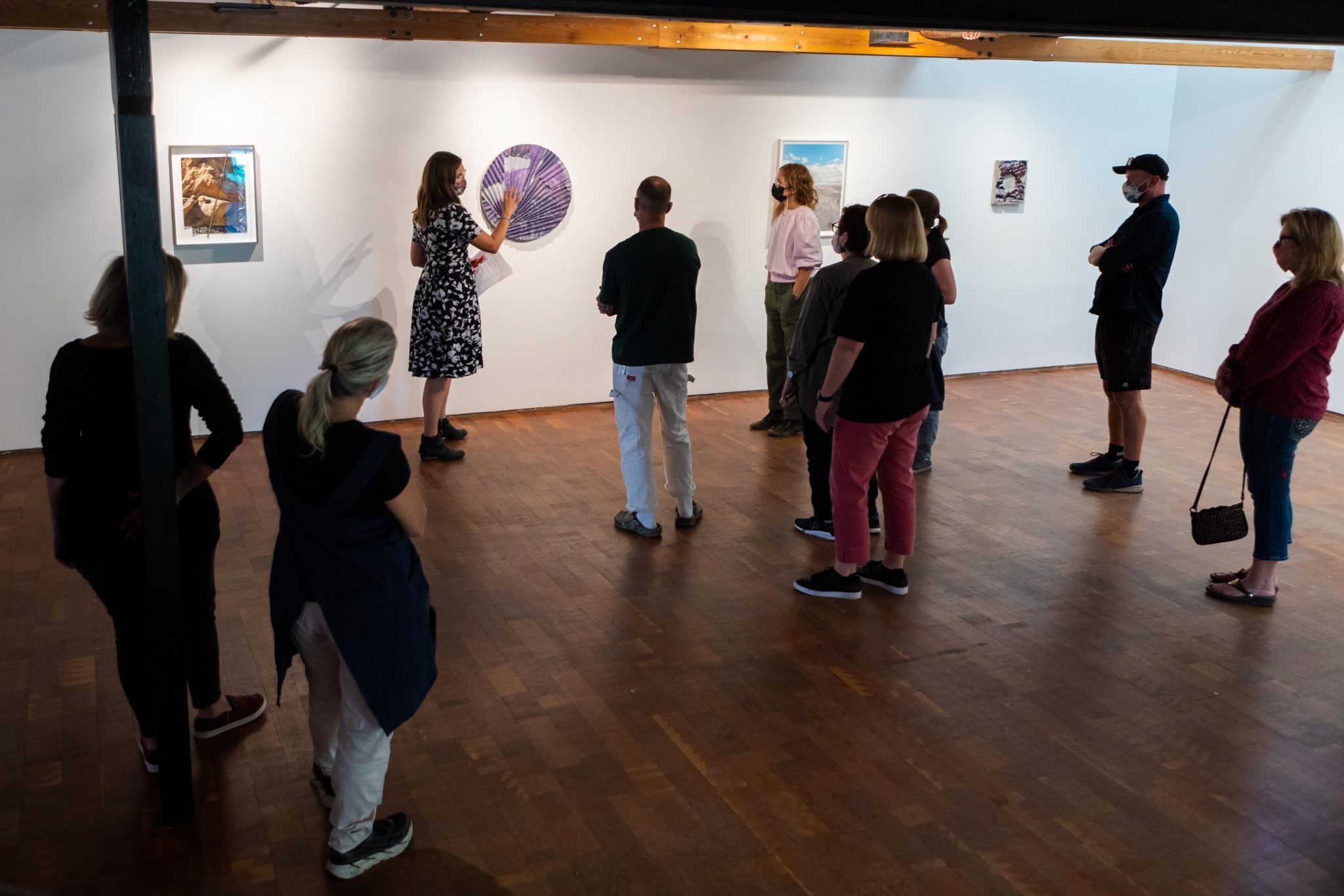 Visitors to Anderson Ranch art center in Snowmass