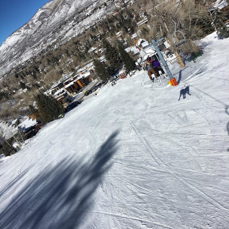 Ski Slopes in Aspen and Snowmass in the Spring are Uncrowded