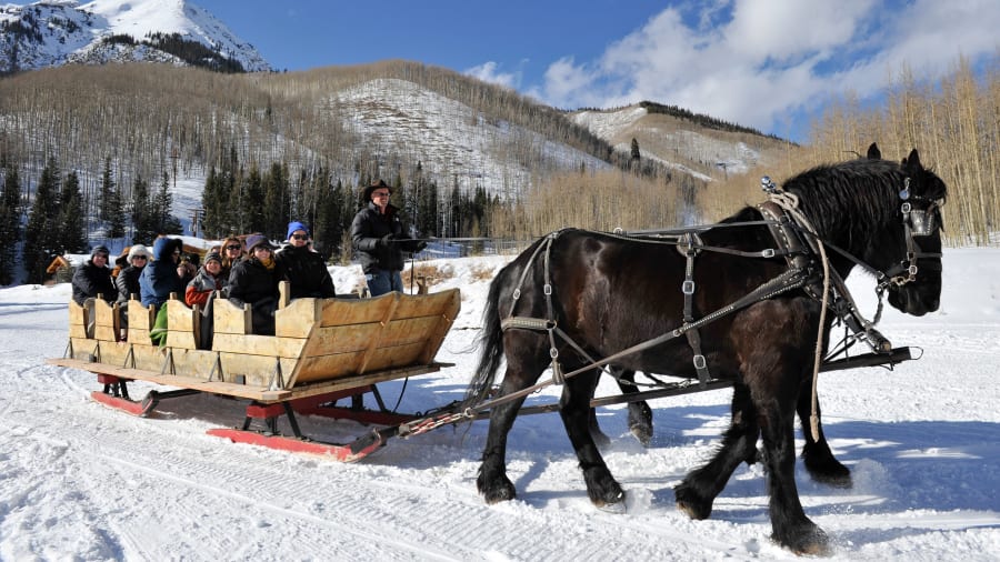 Aspen sleigh ride, Aspen winter activities