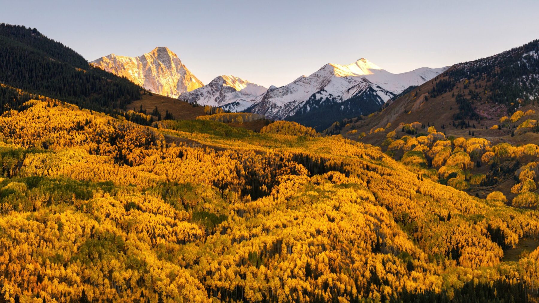 Beautiful Mountain Pass near Aspen, Colorado