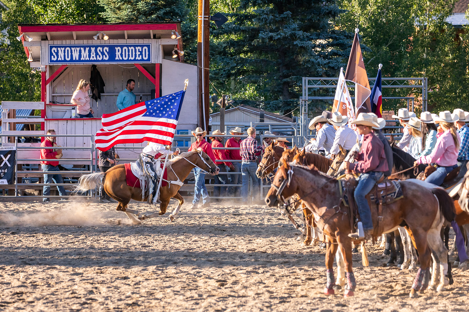 Horseback riding at Snowmass Rodeo – classic Aspen summer experience