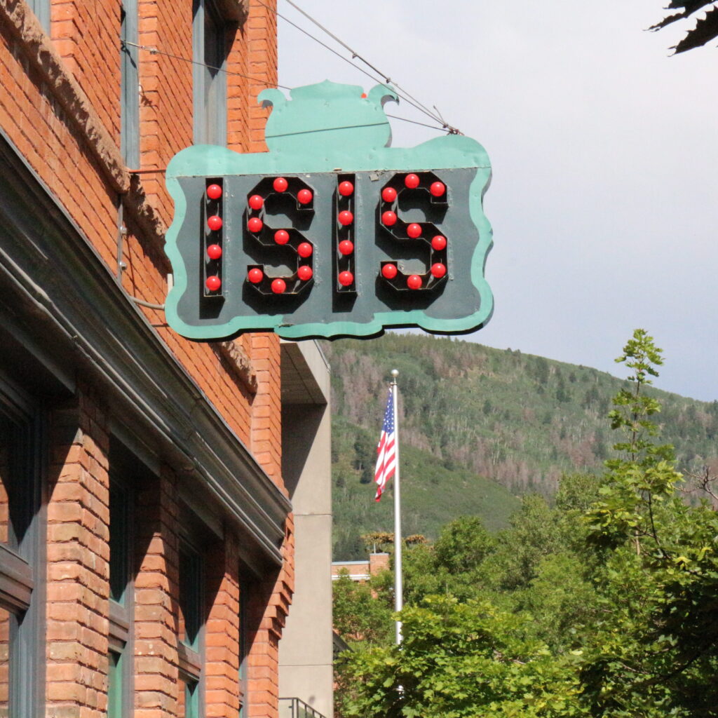 Isis Movie Theater in Aspen, Colorado.
