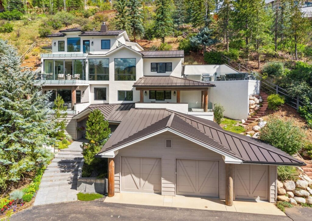 Luxury Mansion in Aspen Colorado during Summer