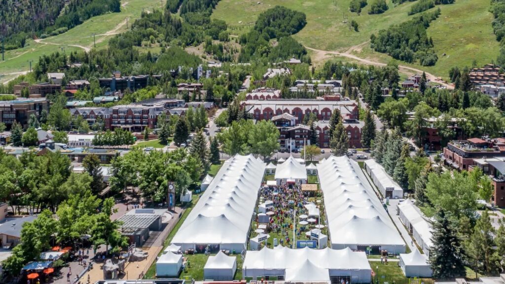 Food & Wine Aspen: Wagner Park in Summer Aspen, Colorado 2026